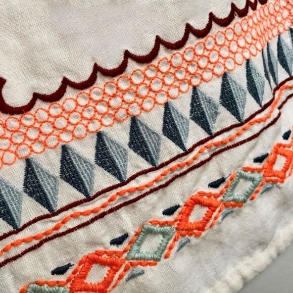 Like New Anthropologie Islander Embroidered Pants - Picture 5 of 5